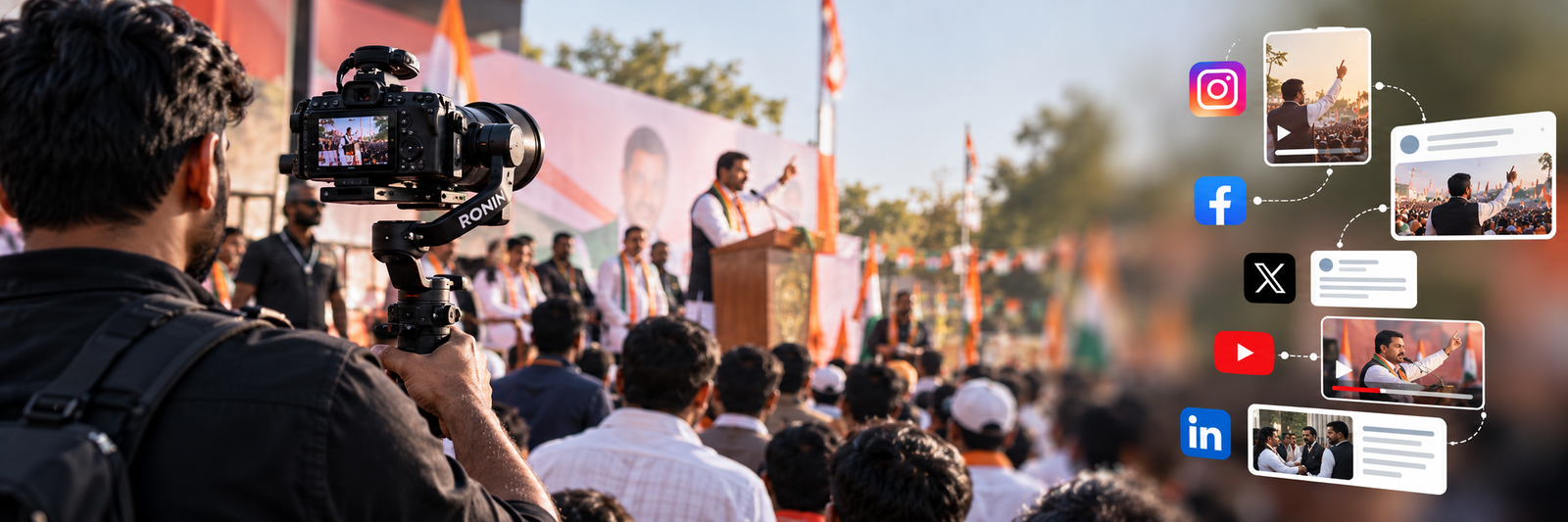 Exprosight 2027 election campaign shoot